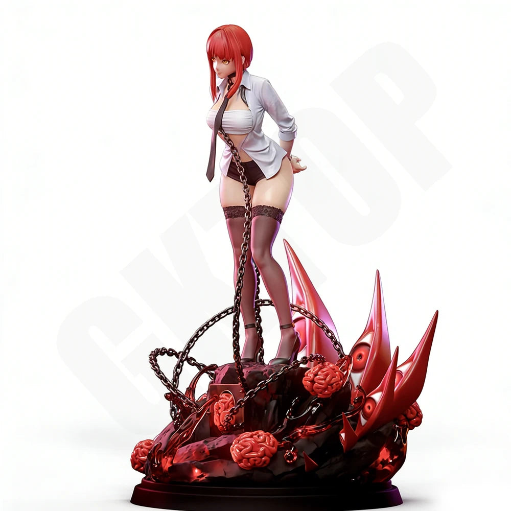 1/24 Dark Magic Witch with Contract, Resin Model Figure Kit, Fantasy Theme, Unassembled and Unpainted