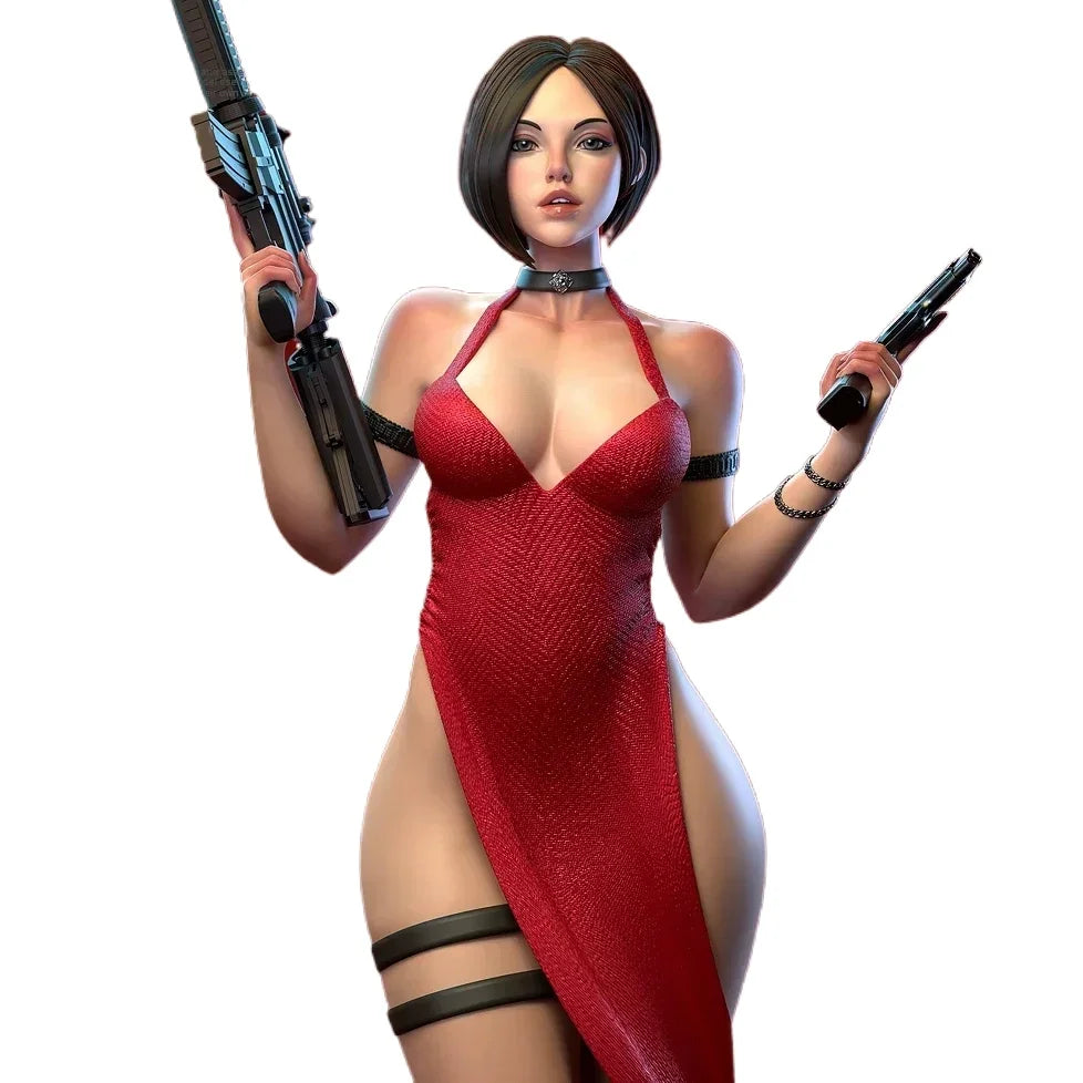 90mm Female Operative, Resin Model Figure Kit, Unassembled and Unpainted