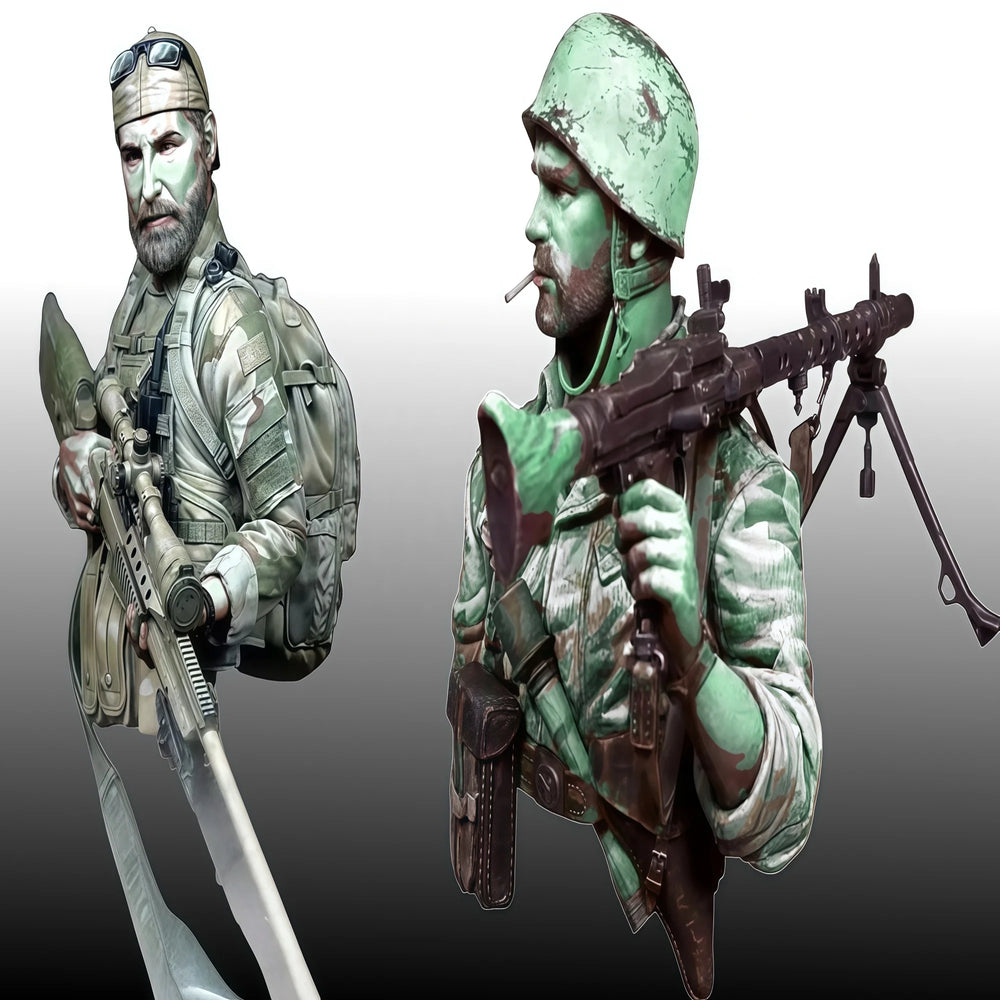1/10 Modern Soldiers, 6 Figures, Resin Model Figure Kit, Unassembled and Unpainted