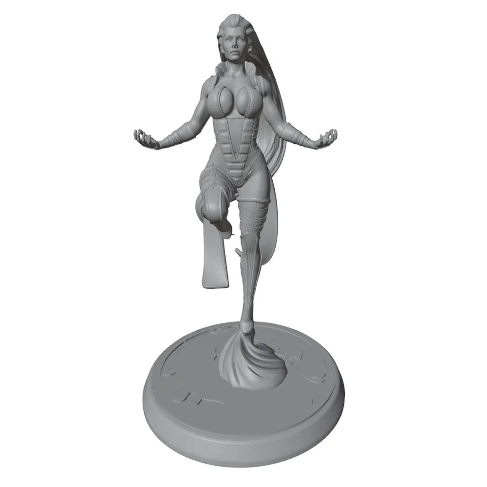 1/24 Fantasy Warrior Angel, Resin Model Figure Kit, Unassembled and Unpainted