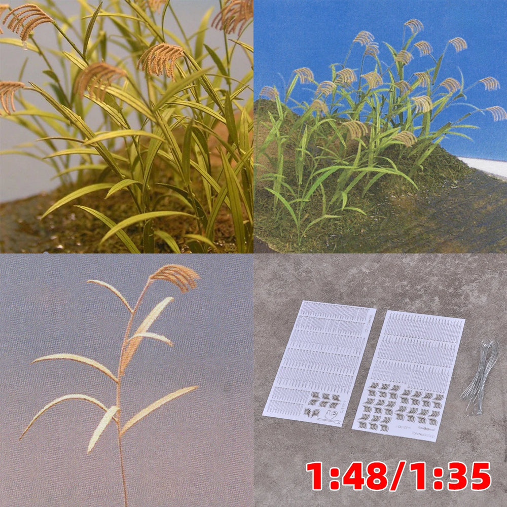 1/35 Vegetation Scenery, Resin Model Terrain Kit, Wildlife Theme, Unpainted