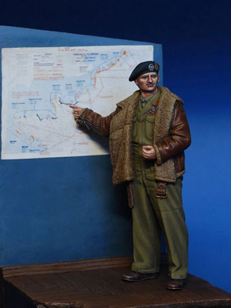 1/20 WWII Soviet Commander, Resin Model Figure Kit, Unassembled and Unpainted