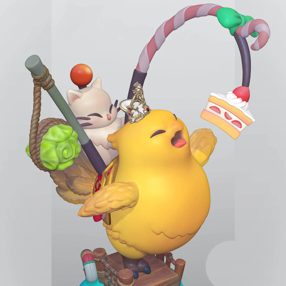 Chibi Creature, Resin Model Figure Kit, Anime Theme, Unassembled and Unpainted