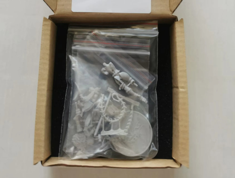 Medieval Undead Warrior, 2 Figures, Resin Model Figure Kit, Unassembled and Unpainted