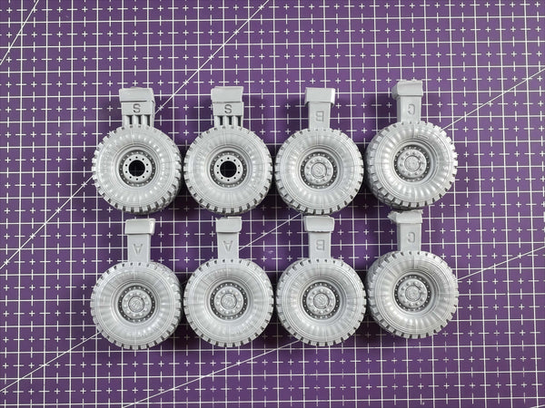 1/35 Modern Cougar Tire Accessories, Resin Model Accessory Kit, Unpainted