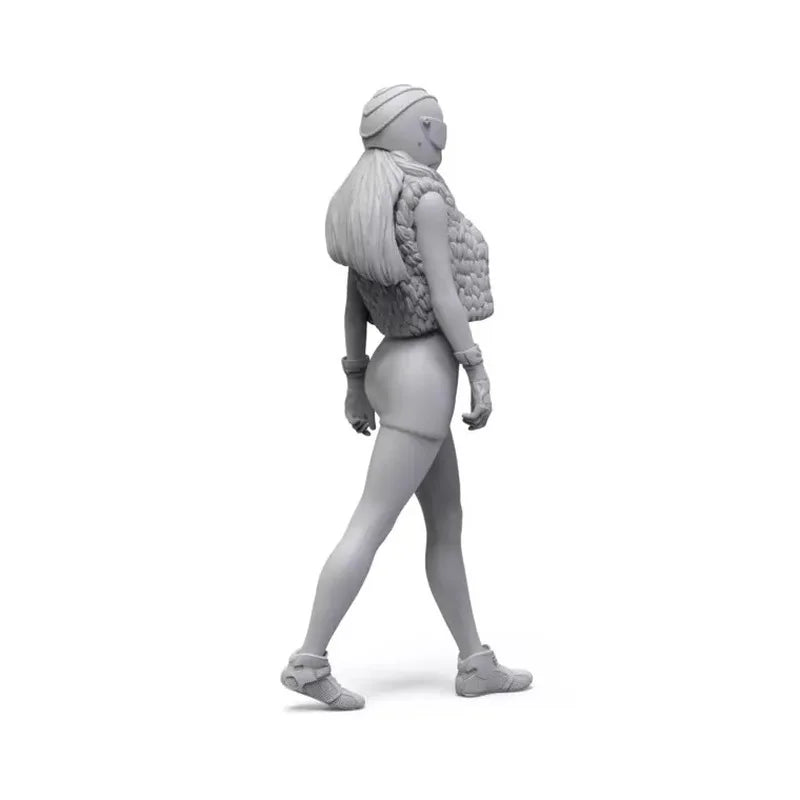 1/35 Race Queen, Resin Model Figure Kit, Unassembled and Unpainted