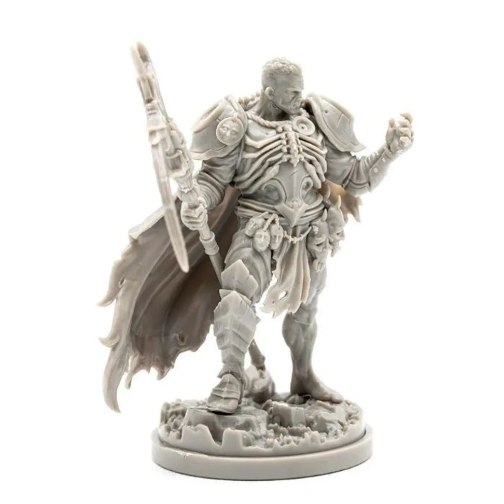 38mm Skeleton Warrior, Resin Model Figure Kit, Fantasy Theme, Unassembled and Unpainted