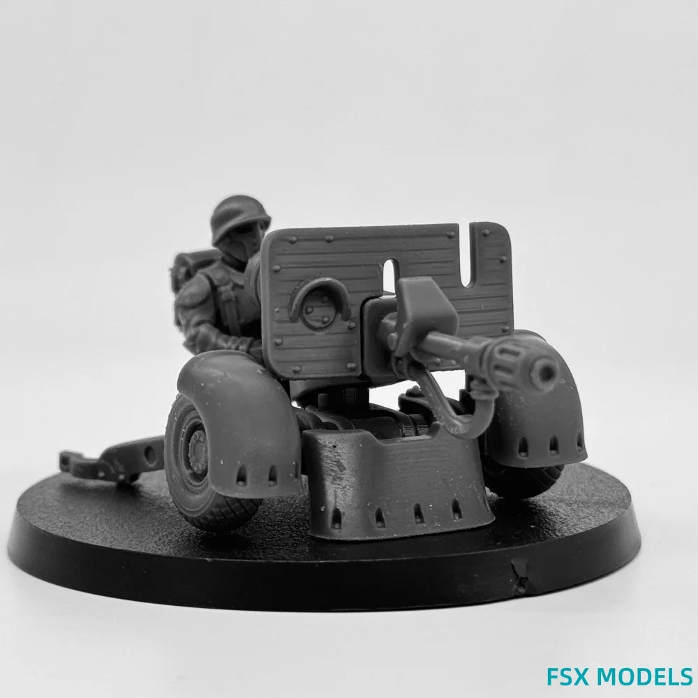 32mm Modern Free Guard Soldier, 6 Figures, Resin Model Figure Kit, Unassembled and Unpainted