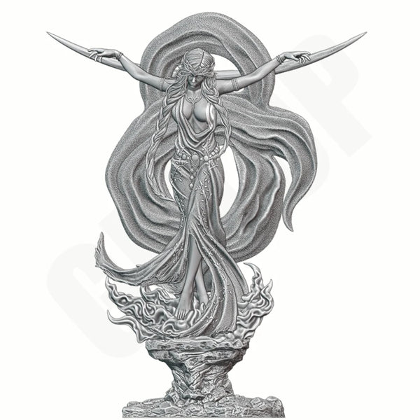 1/24 Dark Myth Goddess, Resin Model Figure Kit, Fantasy Theme, Unassembled and Unpainted