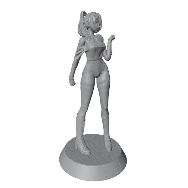 1/24 Goth Alternative Female, Resin Model Figure Kit, Unassembled and Unpainted