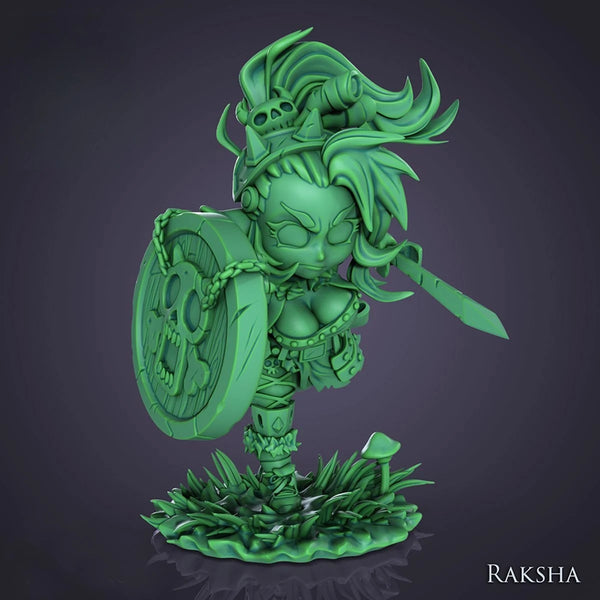 1/24 Goblin Girls Group, 8 Figures, Resin Model Figure Kit, Fantasy Theme, Unassembled and Unpainted