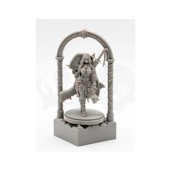 Skeleton Reaper with Scythe and Tattered Robes, Resin Model Figure Kit, Fantasy Theme, Unassembled and Unpainted