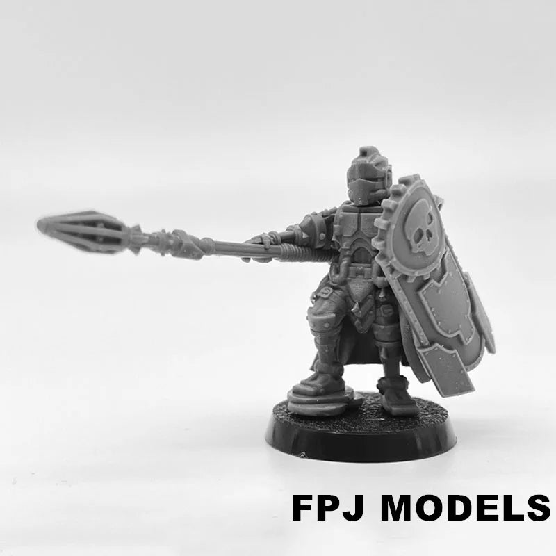28mm Scavenger Legio, 14 Figures, Resin Model Figure Kit, Fantasy Theme, Unassembled and Unpainted