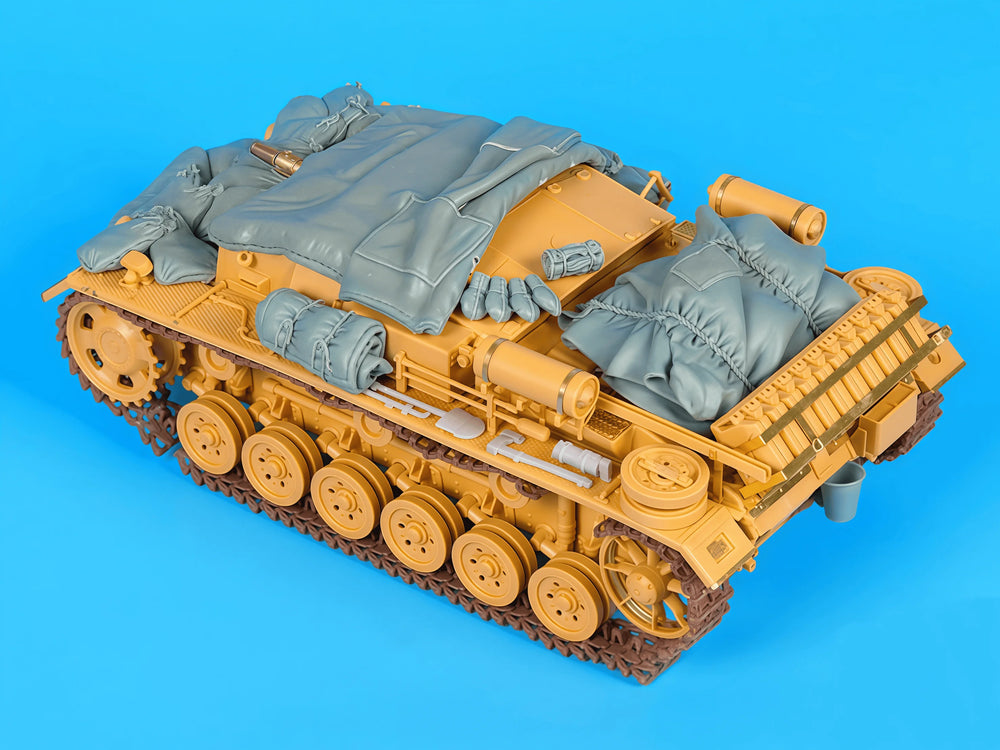 1/35 WWII German Assault Gun, Resin Model Vehicle Kit, Unassembled and Unpainted