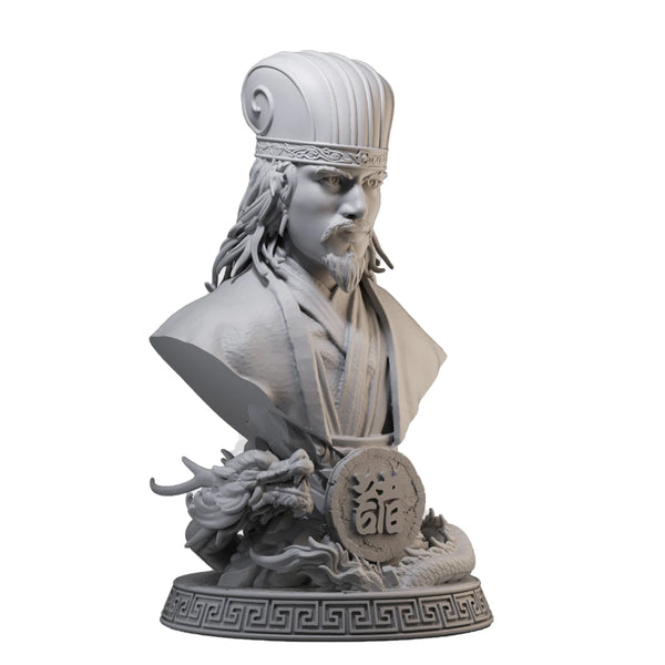 1/10 Ancient Three Kingdoms Generals & Strategist, 6 Figures, Resin Model Bust Kit, Unassembled and Unpainted