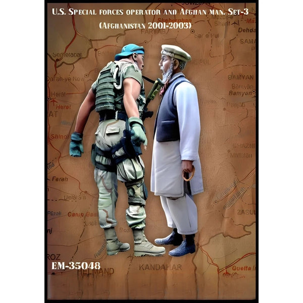 1/35 Modern US Special Forces in Afghanistan, 6 Figures, Resin Model Figure Kit, Unassembled and Unpainted