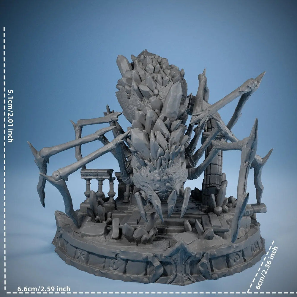 55mm Spider Monster on, Resin Model Creature Kit, Fantasy Theme, Unassembled and Unpainted
