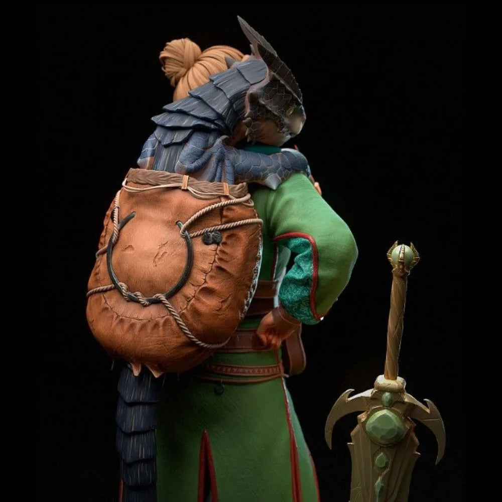 Winged Dragon Warriors, 4 Figures, Resin Model Figure Kit, Fantasy Theme, Unassembled and Unpainted