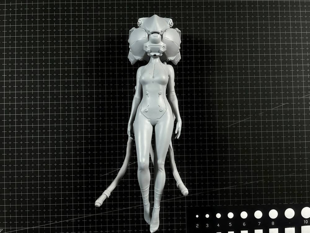 1/12 Alien Jellyfish Leader, Resin Model Figure Kit, Sci-Fi Theme, Unassembled and Unpainted