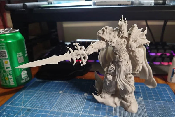 Demon King Alsace, Resin Model Figure Kit, Fantasy Theme, Unassembled and Unpainted