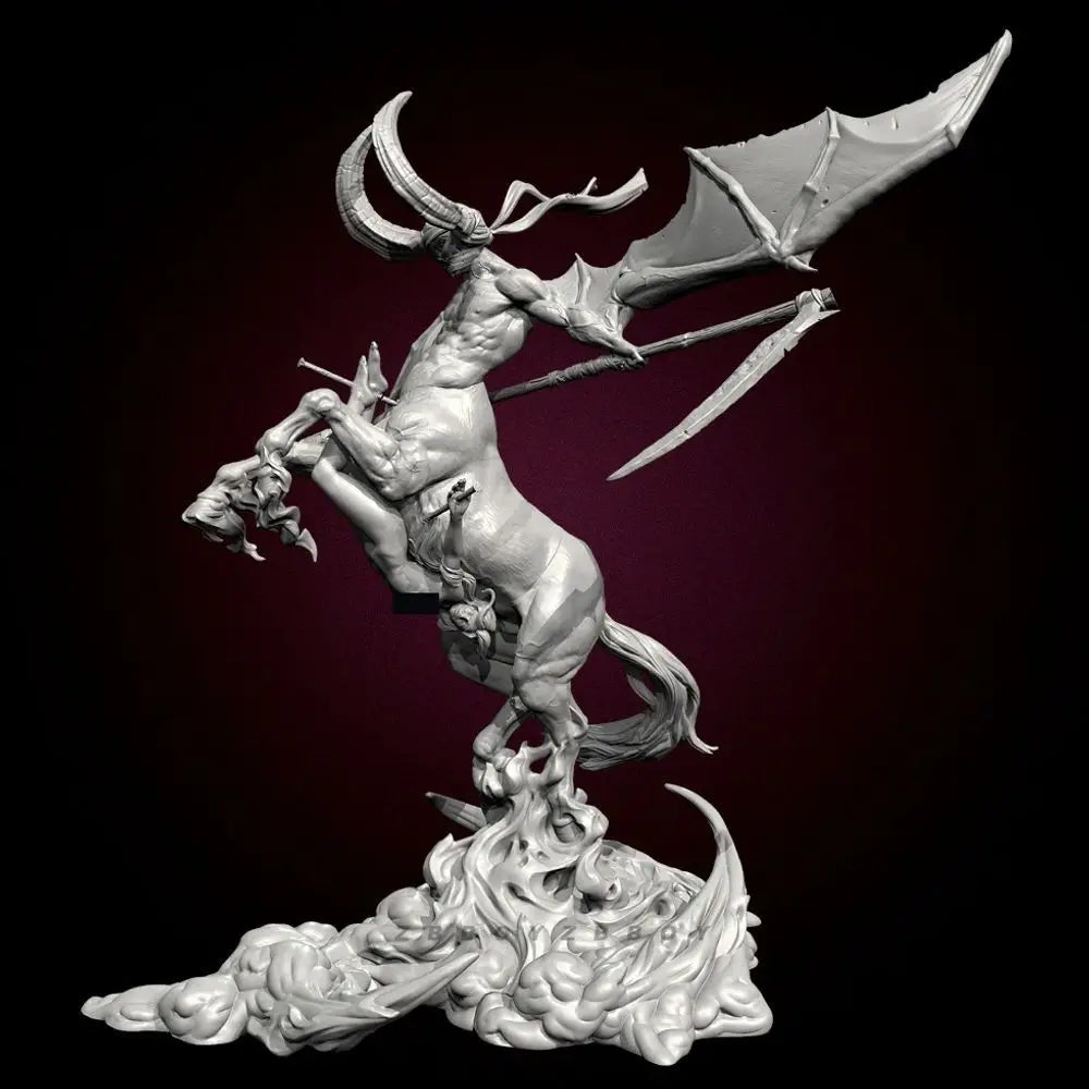 105mm Demonic Hell Slayer, Resin Model Figure Kit, Fantasy Theme, Unassembled and Unpainted