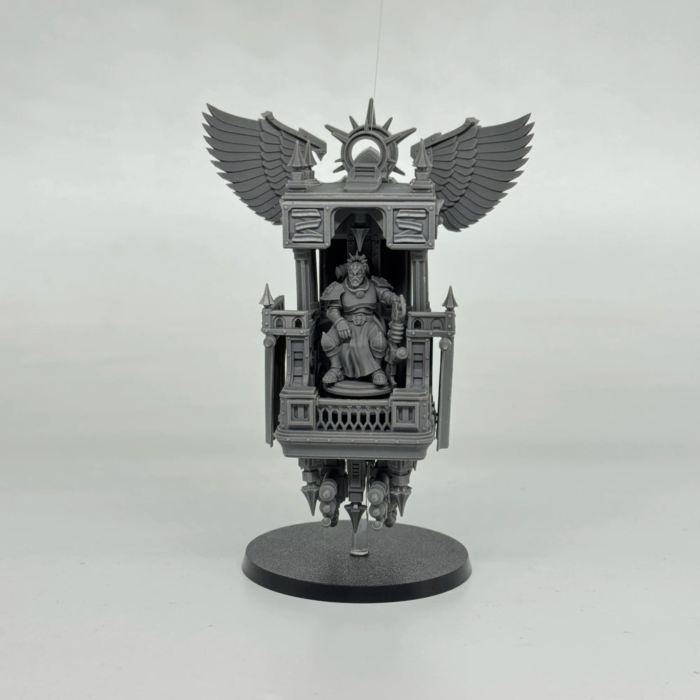 28mm Vodalites Flying Throne, 6 Figures, Resin Model Figure Kit, Fantasy Theme, Unassembled and Unpainted