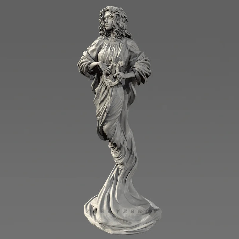 75mm Classical Female, Resin Model Bust Kit, Fantasy Theme, Unassembled and Unpainted