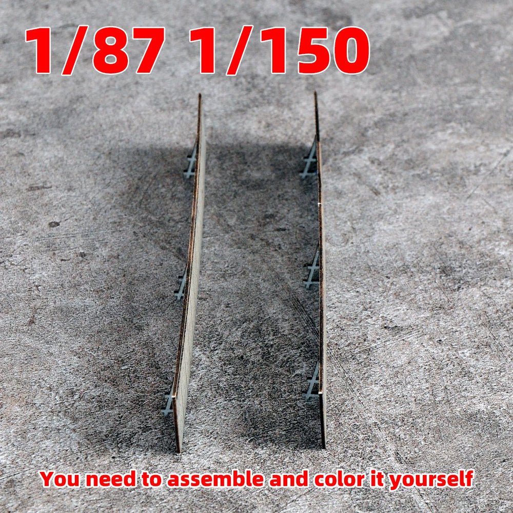 1/87 Railway Scene Structures, Resin Model Diorama Kit, Historical Theme, Unassembled and Unpainted