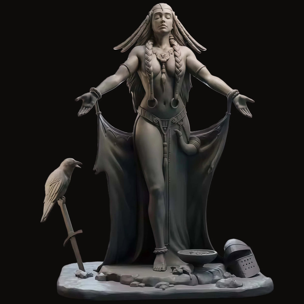 1/24 Goddess in Prayer, Resin Model Figure Kit, Fantasy Theme, Unassembled and Unpainted