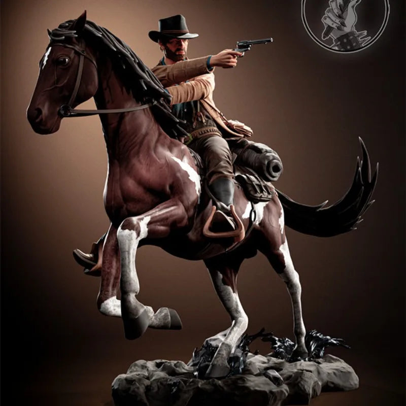 1/24 American Civil War Western Gunslinger Cowboy, 2 Figures, Resin Model Figure Kit, Unassembled and Unpainted