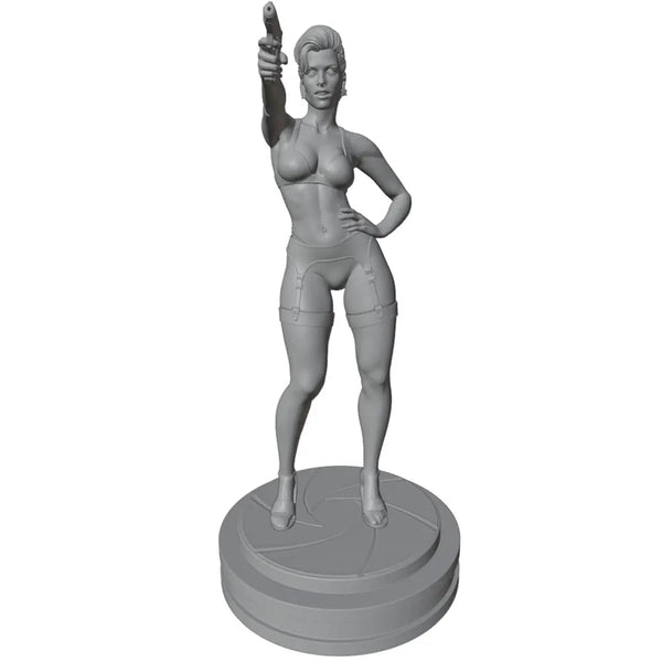 75mm Pinup, Resin Model Figure Kit, Unassembled and Unpainted