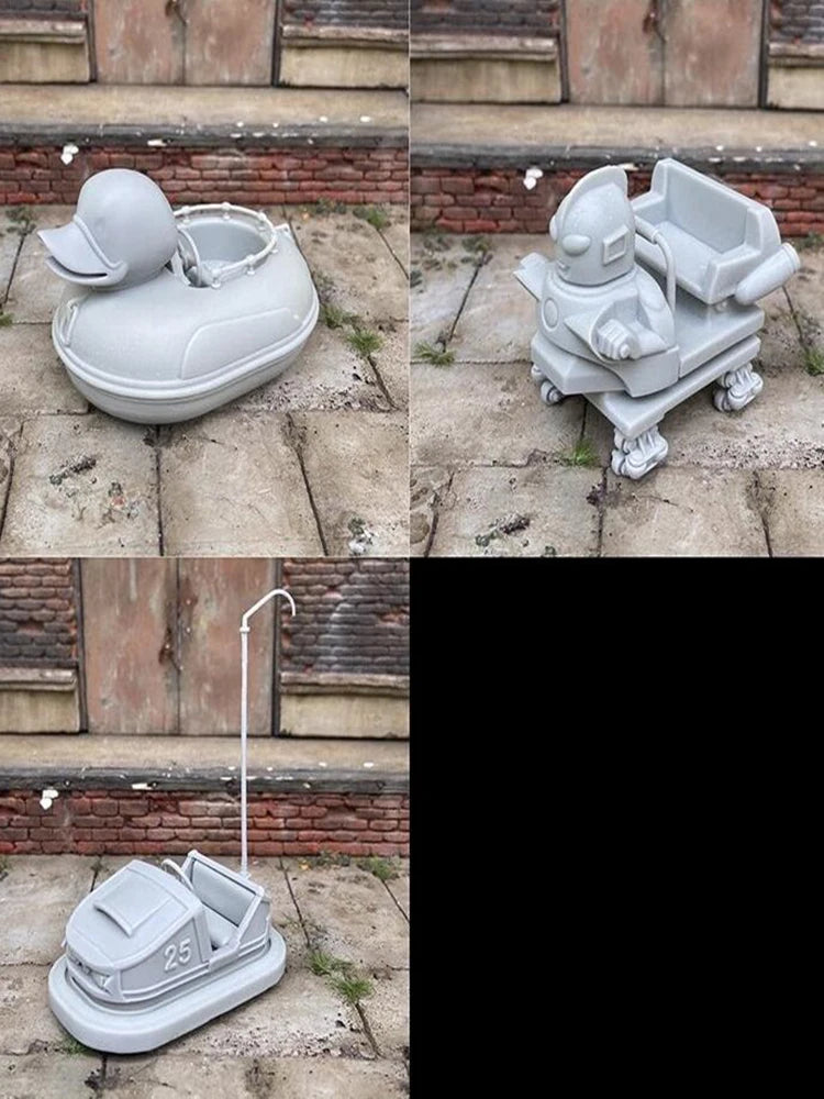 1/35 Abandoned Playground Accessories, Resin Model Accessory Kit, Historical Theme, Unpainted