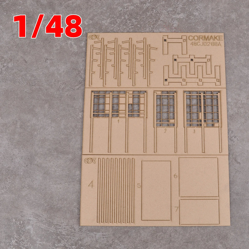 1/35 Japanese Street Scene, Resin Model Diorama Kit, Historical Theme, Unassembled and Unpainted