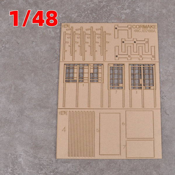 1/35 Japanese Street Scene, Resin Model Diorama Kit, Historical Theme, Unassembled and Unpainted