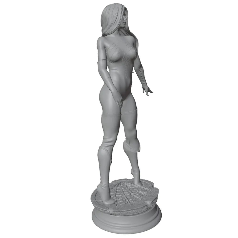 1/24 Fantasy Female Character, Resin Model Figure Kit, Anime Theme, Unassembled and Unpainted