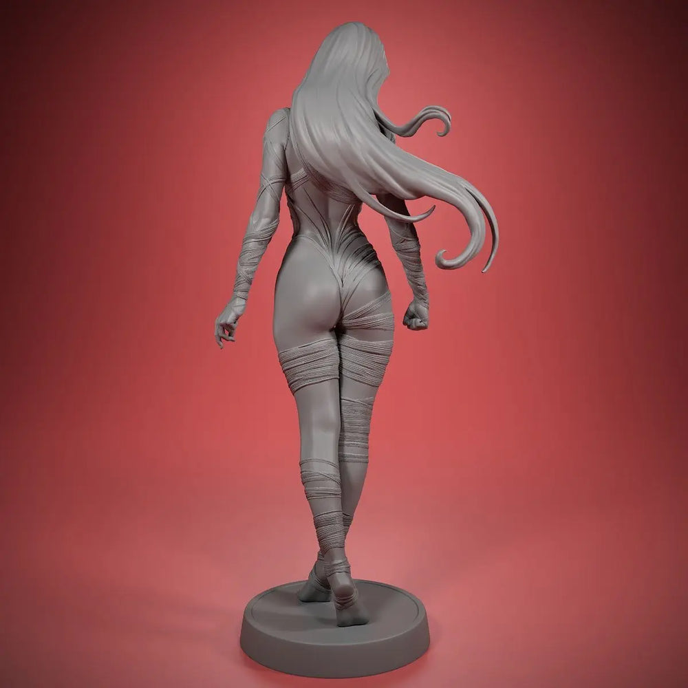 Modern Tactical Operator in Wrapped Hooded Suit, Resin Model Figure Kit, Fantasy Theme, Unassembled and Unpainted