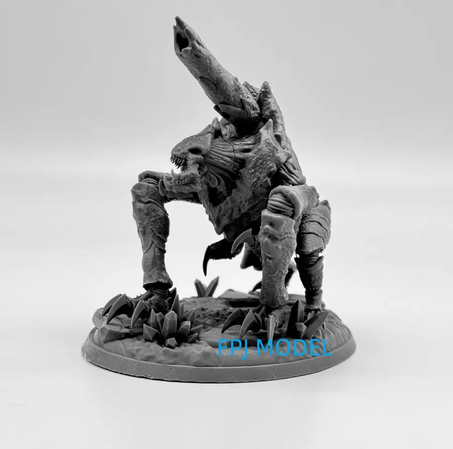 28mm Xenarid Fluxus Demon, Resin Model Figure Kit, Fantasy Theme, Unassembled and Unpainted