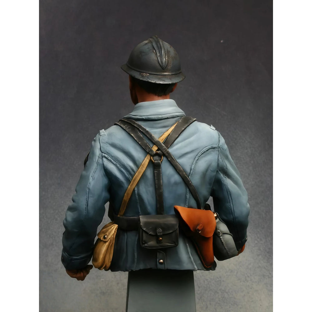 1/10 WWI German Sergeant, Resin Model Bust Kit, Unassembled and Unpainted