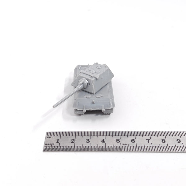 1/144 WWII German E-100 Heavy Tank, Resin Model Vehicle Kit, Unassembled and Unpainted
