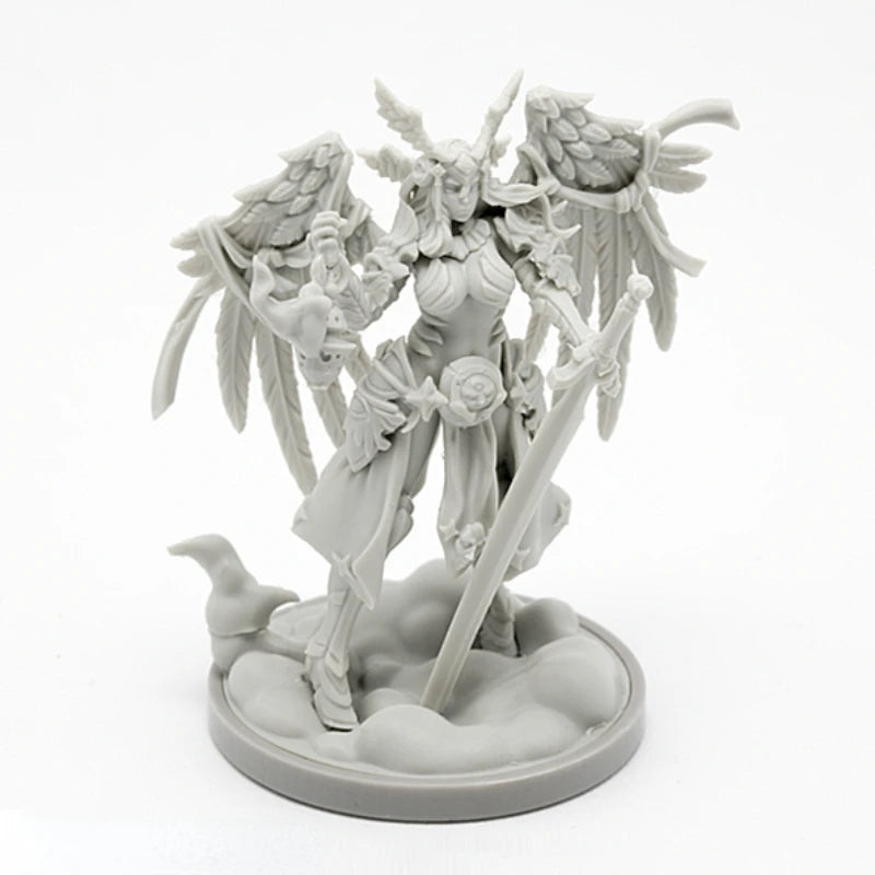 30mm Valkyrie Warrior, Resin Model Figure Kit, Fantasy Theme, Unassembled and Unpainted