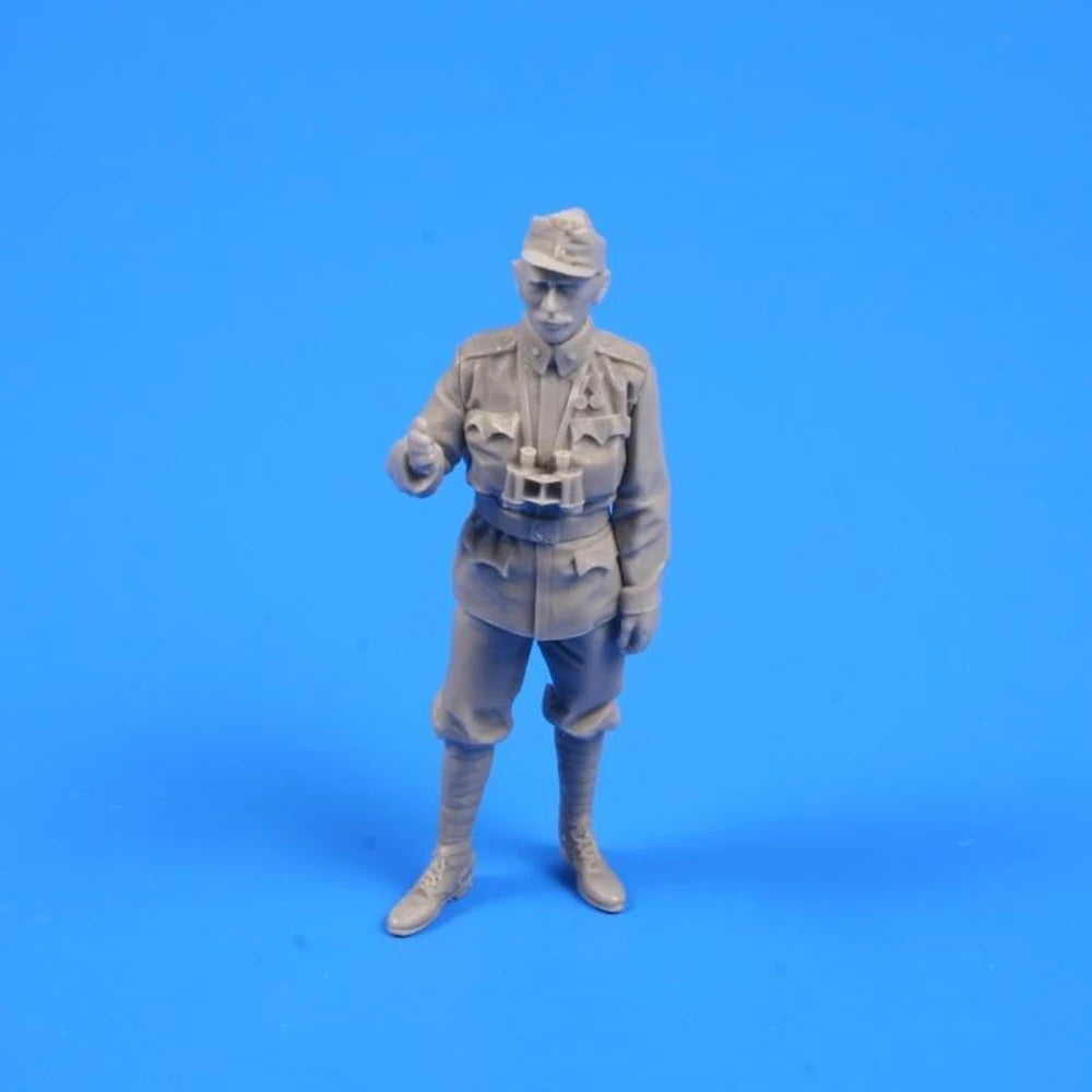 1/35 WWI British Officer Commanding, Resin Model Figure Kit, Unassembled and Unpainted