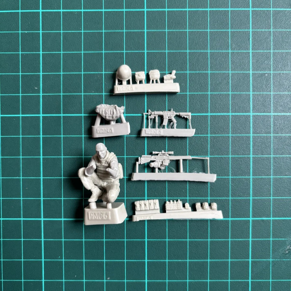 1/35 Modern PMC Sniper, Resin Model Figure Kit, Unassembled and Unpainted