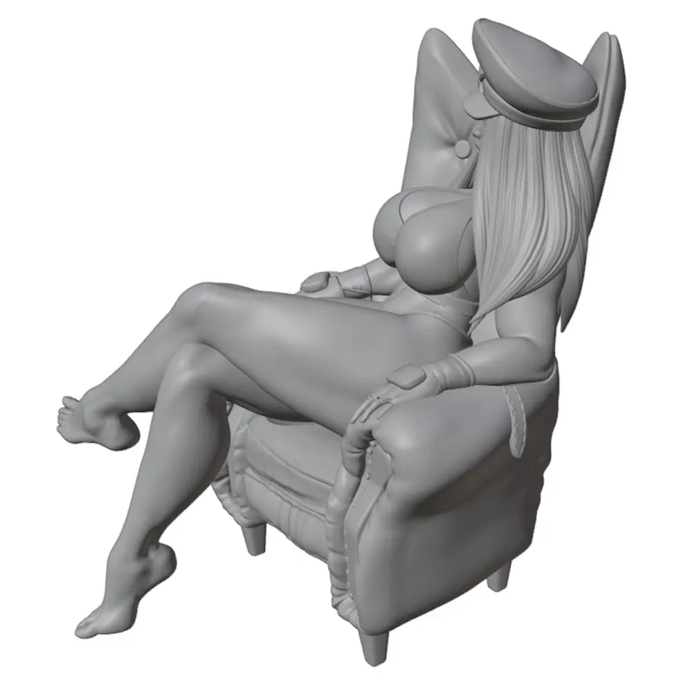 1/24 Sexy Female Lounging, Resin Model Figure Kit, Unassembled and Unpainted