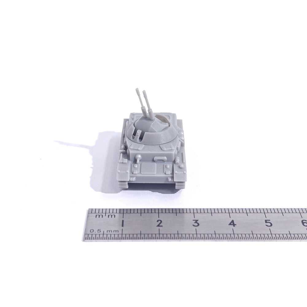 1/144 WWII German Flakpanzer IV Kugelblitz, Resin Model Vehicle Kit, Unassembled and Unpainted