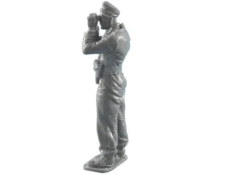1/35 Modern Female Soldier with Binoculars, Resin Model Figure Kit, Unassembled and Unpainted