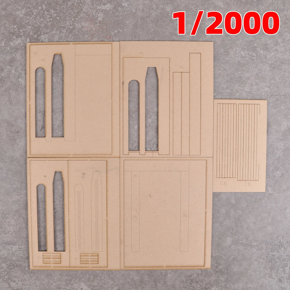 1/2000 Naval Shipyard, Resin Model Diorama Kit, Military Theme, Unassembled and Unpainted