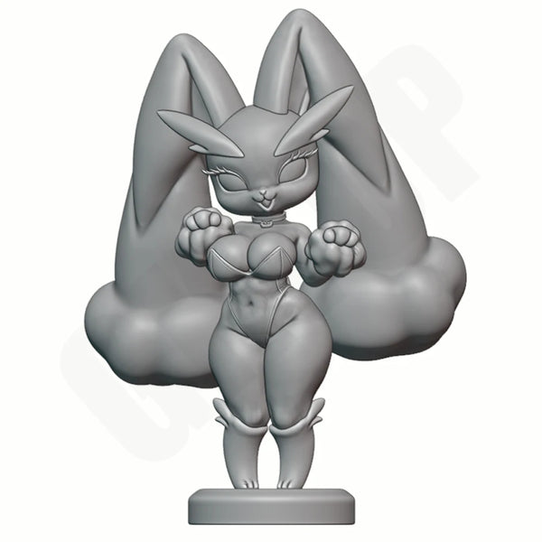 1/24 Starry Dream Bunny, Resin Model Figure Kit, Anime Theme, Unassembled and Unpainted