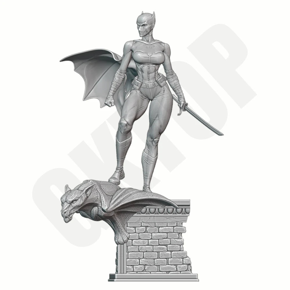 1/24 Dark Fantasy Demon Beauty, Resin Model Figure Kit, Fantasy Theme, Unassembled and Unpainted