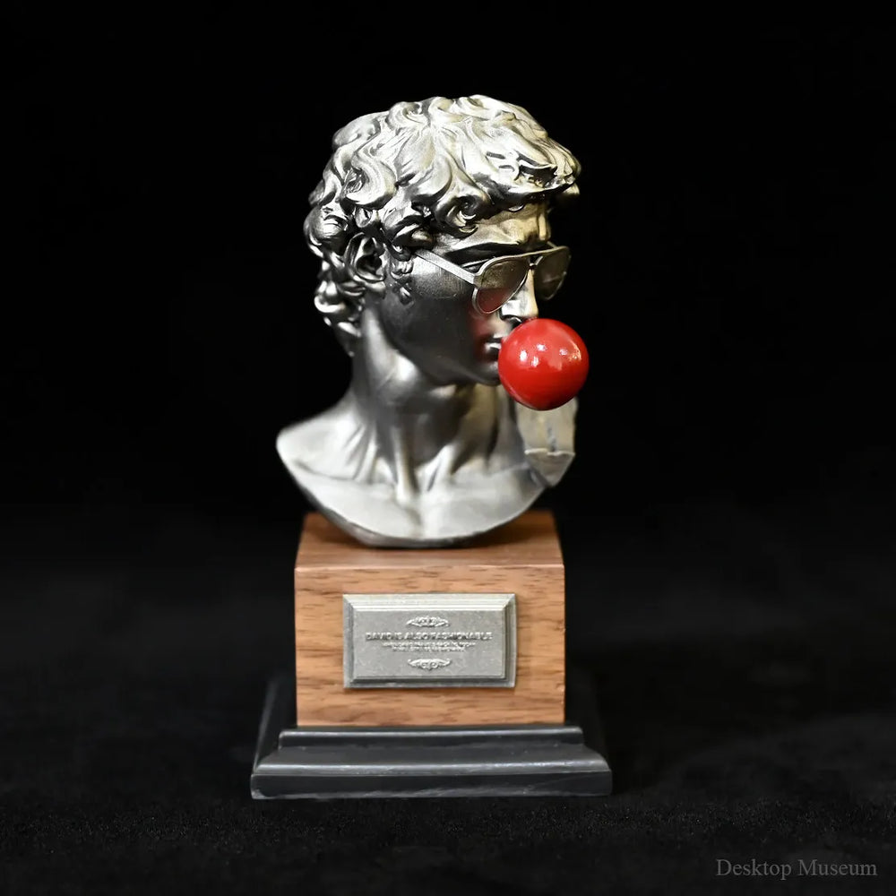 100mm David, Resin Model Bust Kit, Mythology Theme, Unassembled and Unpainted