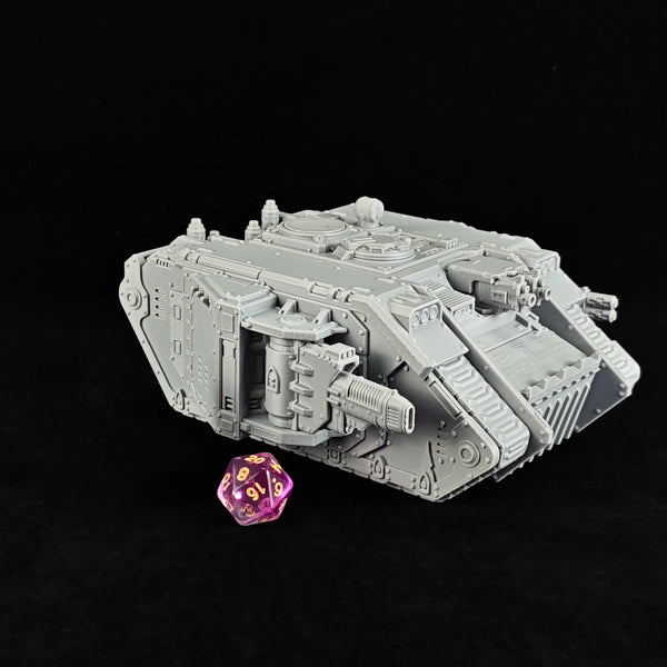 28mm Battle Tank, Resin Model Vehicle Kit, Sci-Fi Theme, Unassembled and Unpainted